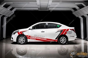 Tem Xe Nissan Sunny - NSU009