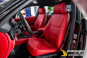 Đổi màu nội thất BMW E90 màu đỏ