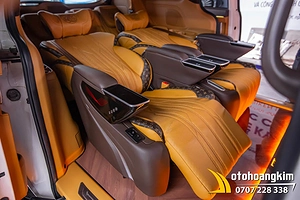 Đổi màu nội thất xe Kia Sedona phong cách Louis Vuitton (LV)