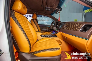 Đổi màu nội thất xe Kia Sedona phong cách Louis Vuitton (LV)