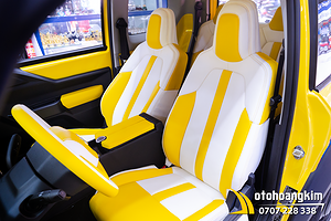 Đổi Màu Nội Thất Vàng - Trắng VF3