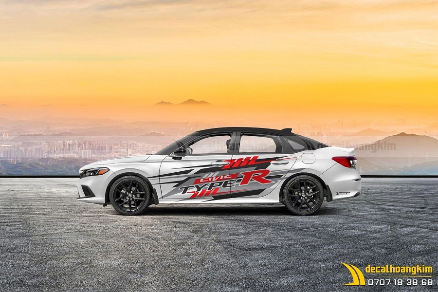 Tem Xe Honda Civic - HCV071 - Ảnh 1