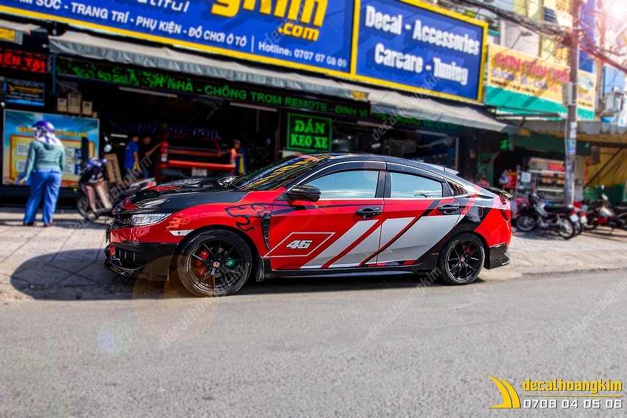 Tem Xe Honda Civic - HCV046 - Ảnh 1