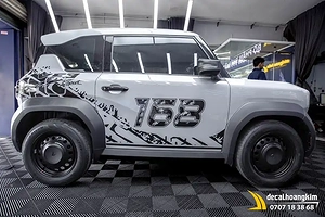 Tem xe Vinfast VF3 - Mẫu tem số 168 thể thao