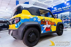 Tem xe Vinfast VF3 - Mẫu hoạt hình tinh nghịch