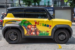 Tem xe Vinfast VF3 - Mẫu tem Family