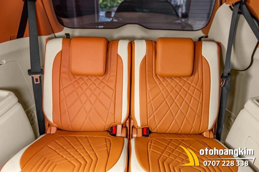 Bọc Ghế Da Nappa King Xe Outlander - Ảnh 6