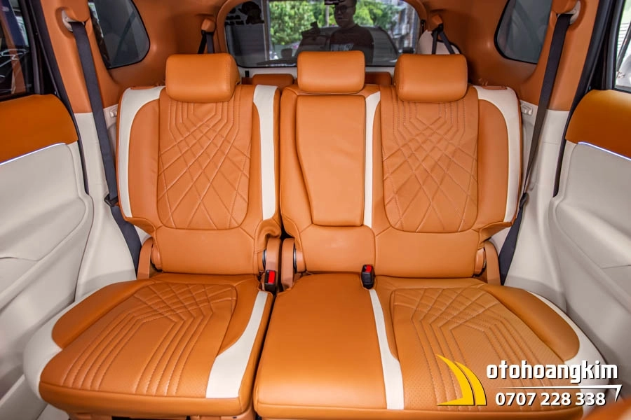 Bọc Ghế Da Nappa King Xe Outlander - Ảnh 4