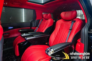 Độ ghế vip Limousine thế hệ mới có màn cảm ứng cho xe Kia Carnival