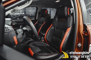 Áo Ghế Da Công Nghiệp Phối Da Lộn + Độ Ghế Raptor