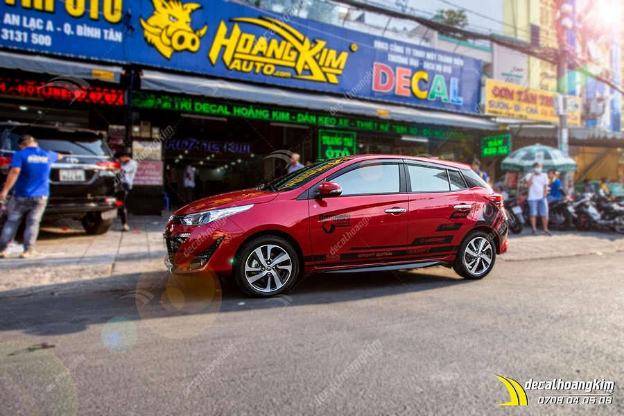 Tem Xe Toyota Yaris - TYA015 - Ảnh 1