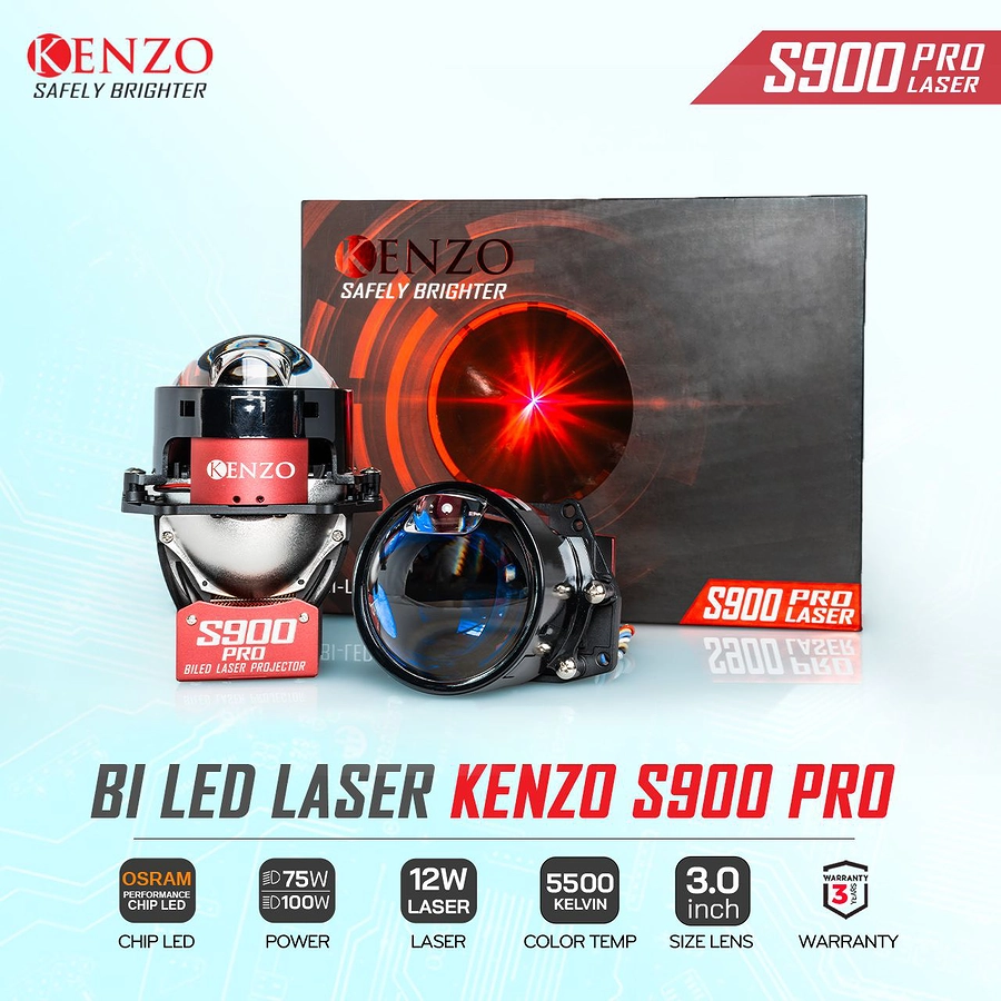 Bi Led Laser Kenzo S900 pro - Ảnh 1