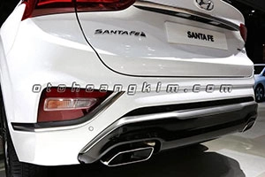 Lip pô thật Hyundai Santafe 2019