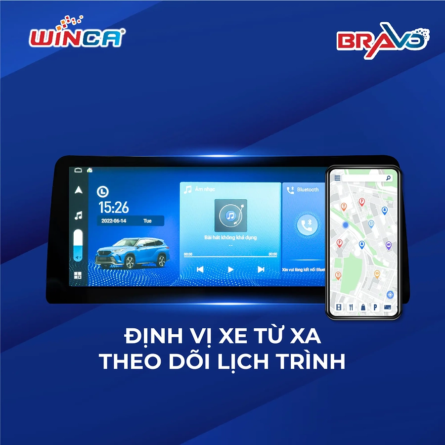 Màn hình android Winca S300+ Pro 360 12.3 inch thông dụng - Ảnh 4