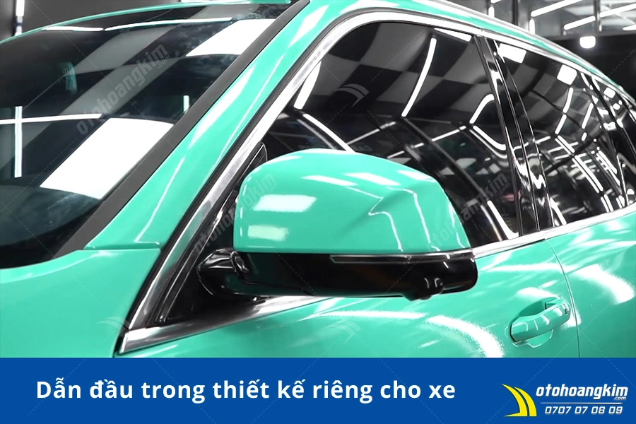 Dán đổi màu Candy pha lê xanh ngọc Vinfast Lux SA2.0 - Ảnh 2