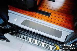 Nẹp Bước Chân Trong + Ngoài Kia Carnival 2021+ Có Đèn (sàn gỗ/carbon)