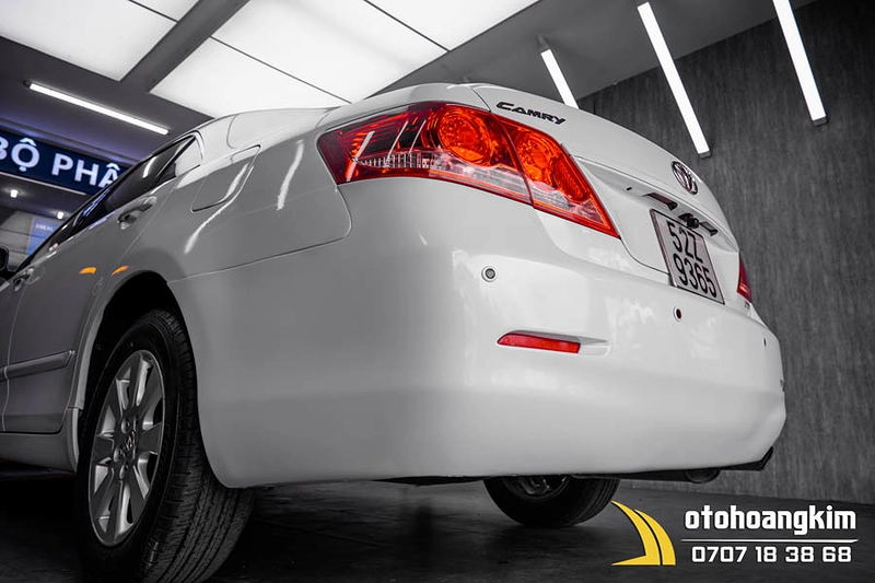 Wrap Đổi Màu Xe Toyota Camry 2010 Màu Trắng Sang TRỌNG