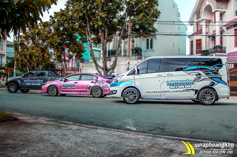 Dán đổi màu Candy hồng nhạt ánh kim Subaru WRX