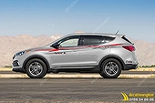 Tem Xe Hyundai Santafe - HSA024