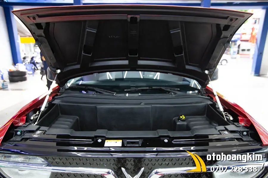 Cốp trước VF3 + khoá capo (khóa điện) - Ảnh 4