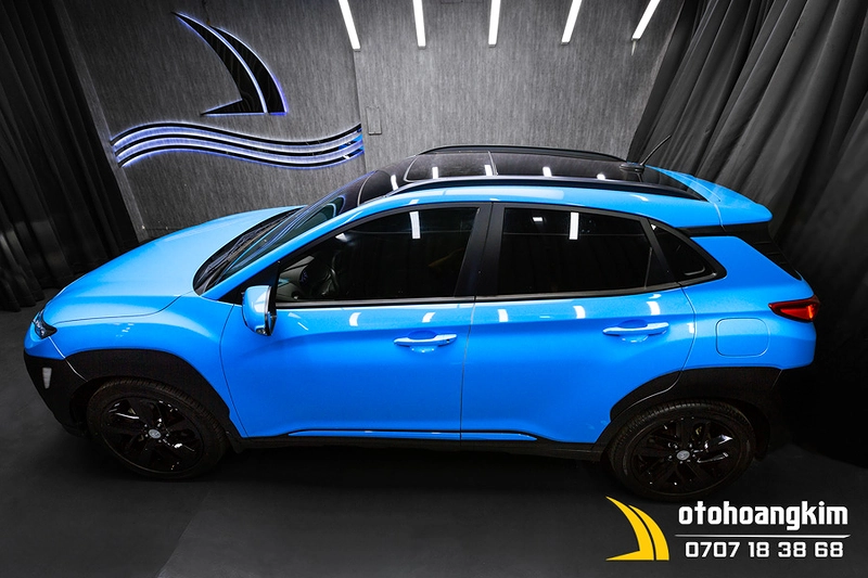 Dán Đổi Màu Candy Xanh Hyundai Kona