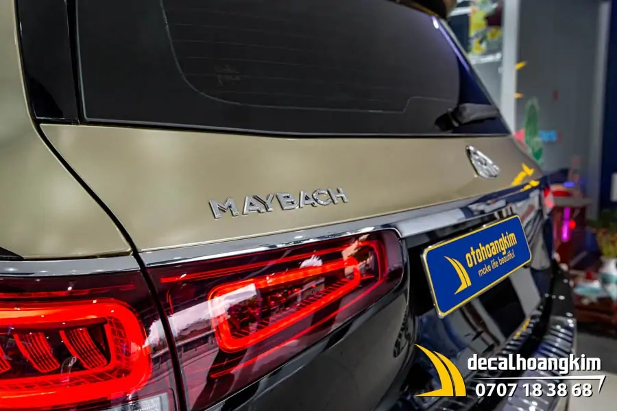 Mercedes GLS 450 dán đổi màu phong cách Maybach - Ảnh 5
