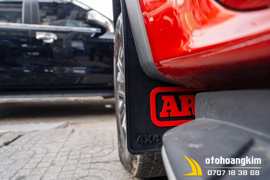 Chắn Bùn Cho Ford Ranger Chữ ARB Đỏ Chữ 4X4 ACCESSORIES Đen - Ảnh 5