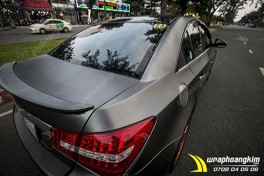 Dán đổi màu nhôm xước Chevrolet Lacetti - Ảnh 2