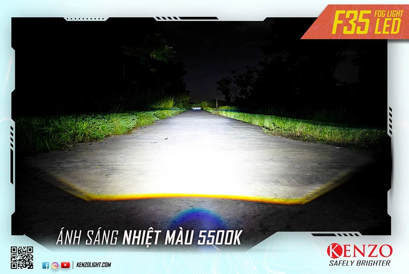 Bi led gầm Kenzo F35
