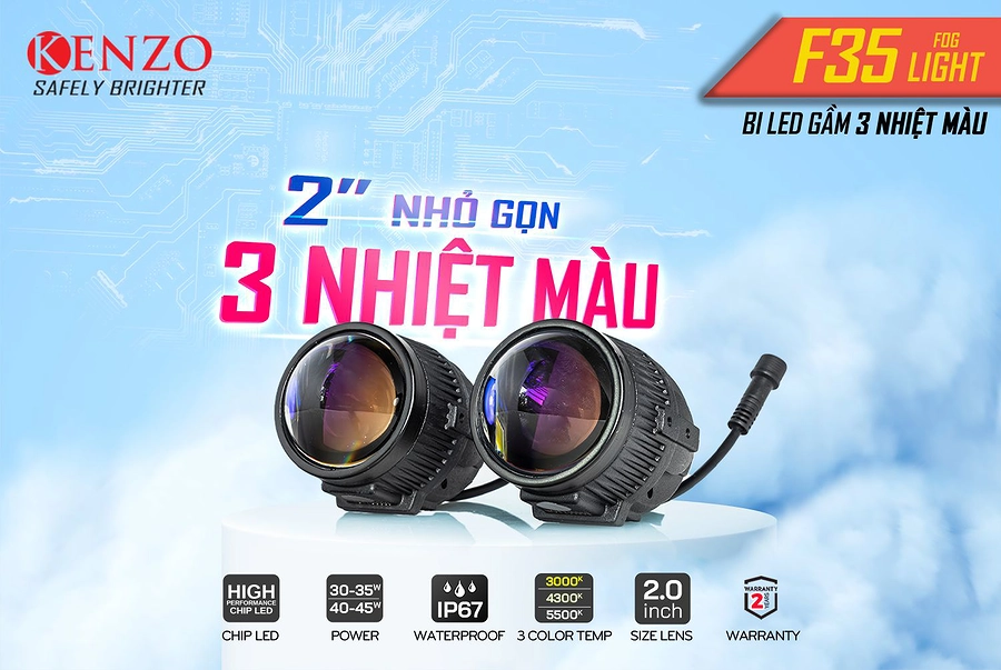 Bi Led Gầm Kenzo F35 2.0  - Ảnh 1