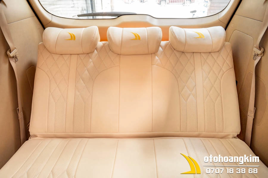 Ghế điện Limousine kết hợp ghế ngả phẳng xe Kia Sedona - Ảnh 8