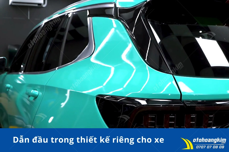 Dán đổi màu Candy pha lê xanh ngọc Vinfast Lux SA2.0 - Ảnh 7