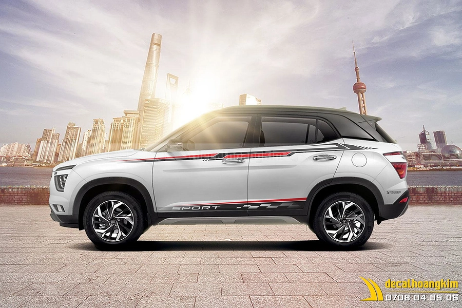 Tem Xe Hyundai Creta - HCR002 - Ảnh 1