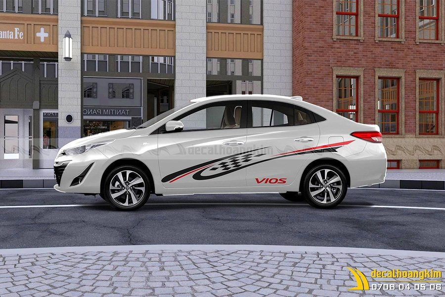 Tem Xe Toyota Vios - TVI058 - Ảnh 1