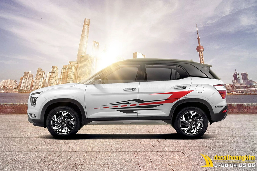 Tem Xe Hyundai Creta - HCR003 - Ảnh 1