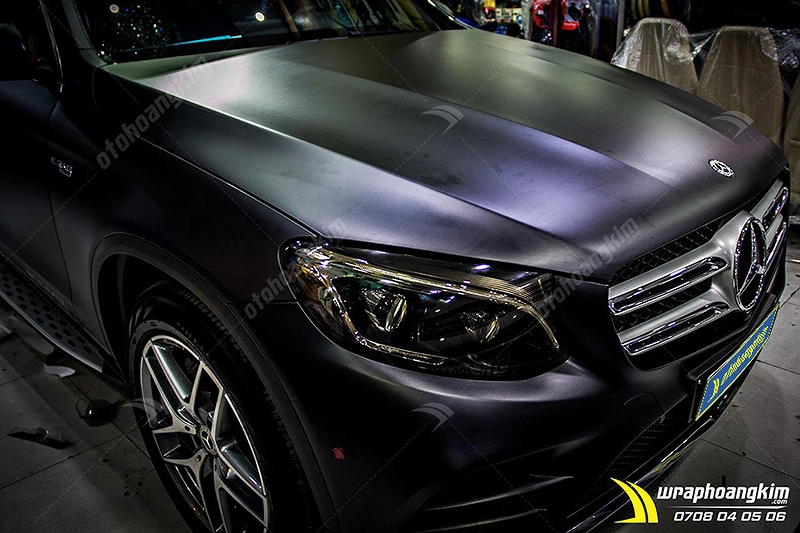 Dán đổi màu đen mờ Merceades Mercedes GLC 300