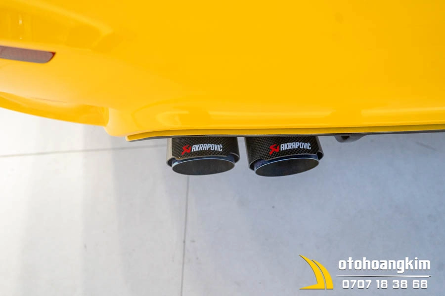Pô Akrapovic đôi Bmw 328i - Ảnh 1