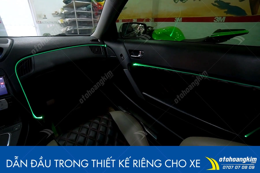 Đèn led viền nội thất ô tô Hyundai Genesis - Ảnh 6
