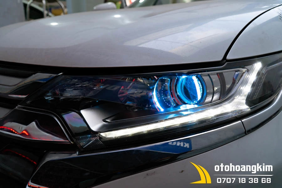Độ Đèn Bi Led Mitsubishi Outlander - Ảnh 6