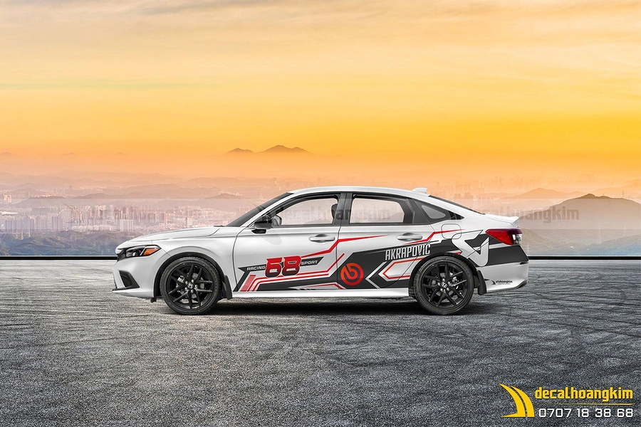 Tem Xe Honda Civic - HCV067 - Ảnh 1