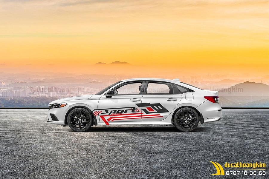 Tem Xe Honda Civic - HCV069 - Ảnh 1