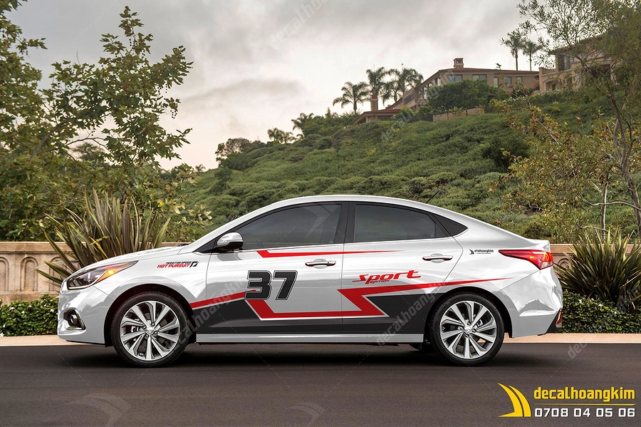 Tem Xe Hyundai Accent - HAC055 - Ảnh 1