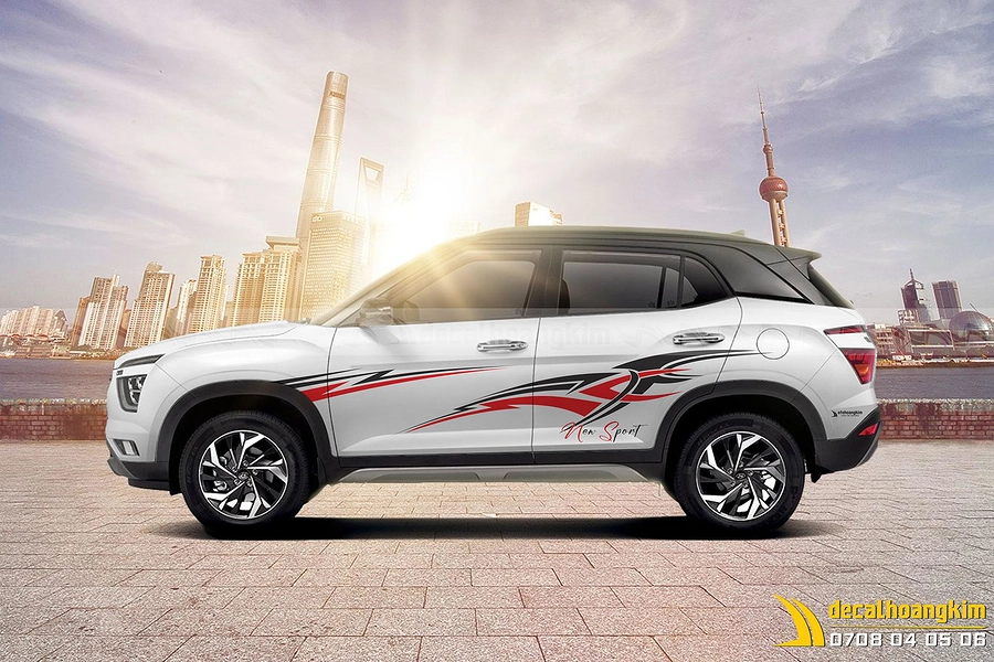 Tem Xe Hyundai Creta - HCR004 - Ảnh 1