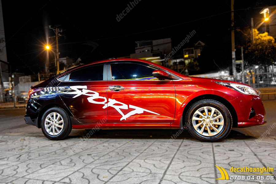 Tem Xe Hyundai Accent - HAC053 - Ảnh 1
