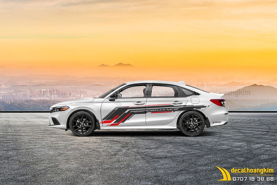 Tem Xe Honda Civic - HCV068 - Ảnh 1