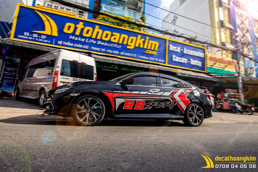 Tem Xe Honda Civic - HCV048 - Ảnh 1