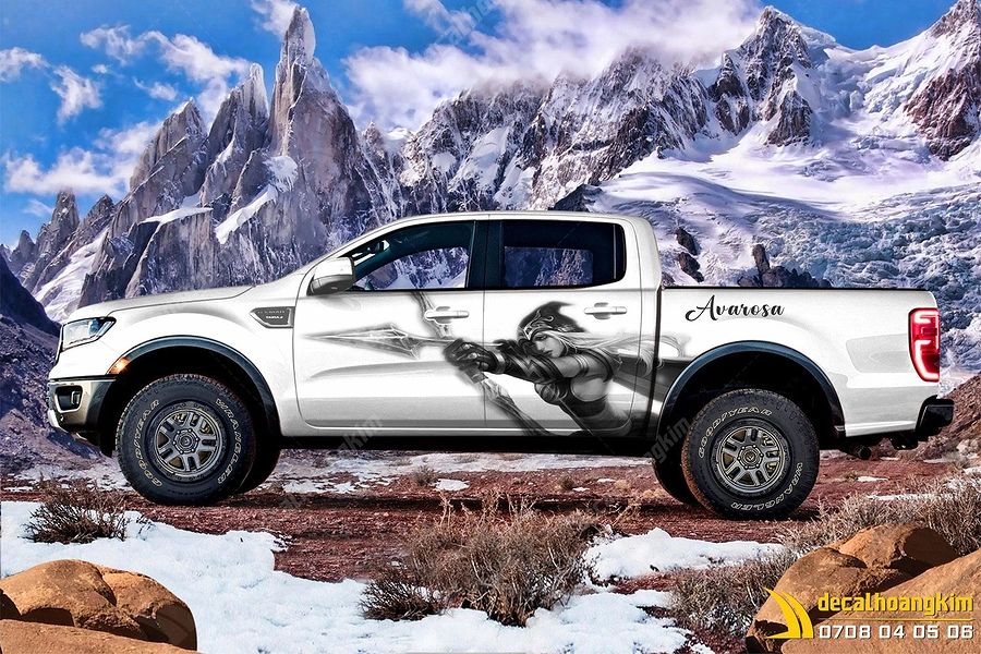 Tem Xe Ford Ranger - FRA216 - Ảnh 1
