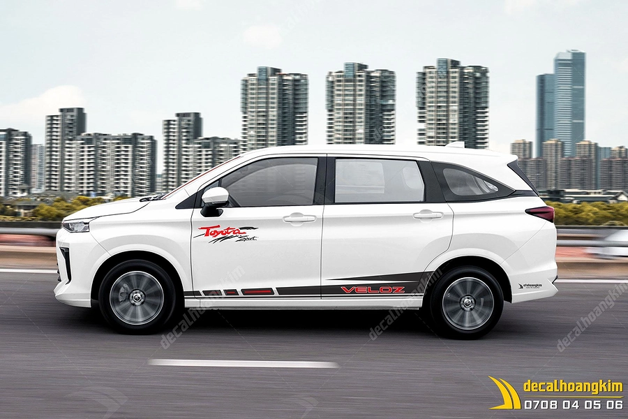 Tem Xe Toyota Veloz - TVE008 - Ảnh 1