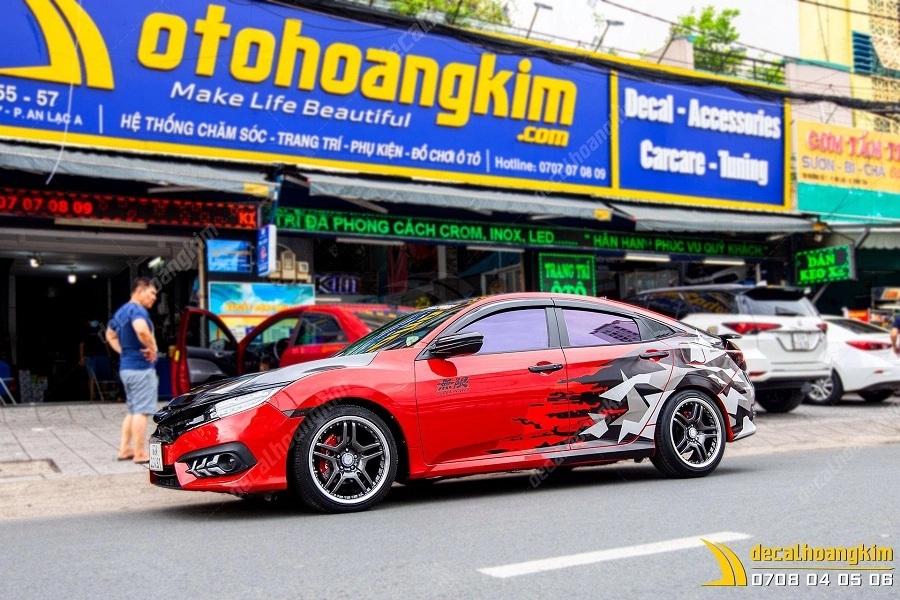 Tem Xe Honda Civic - HCV054 - Ảnh 1