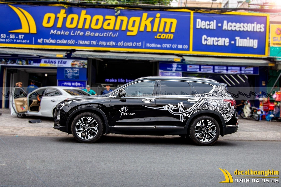 Tem Xe Hyundai Santafe - HSA025 - Ảnh 1